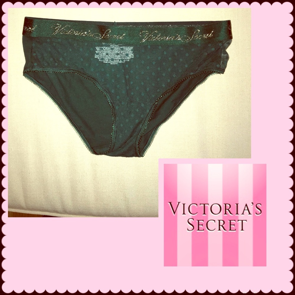 DONATED!Victoria Secret Green Panty  NWT
